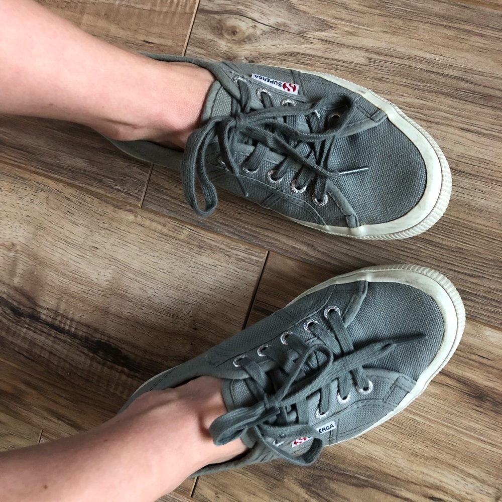 Superga size 37 gray women’s sneakers